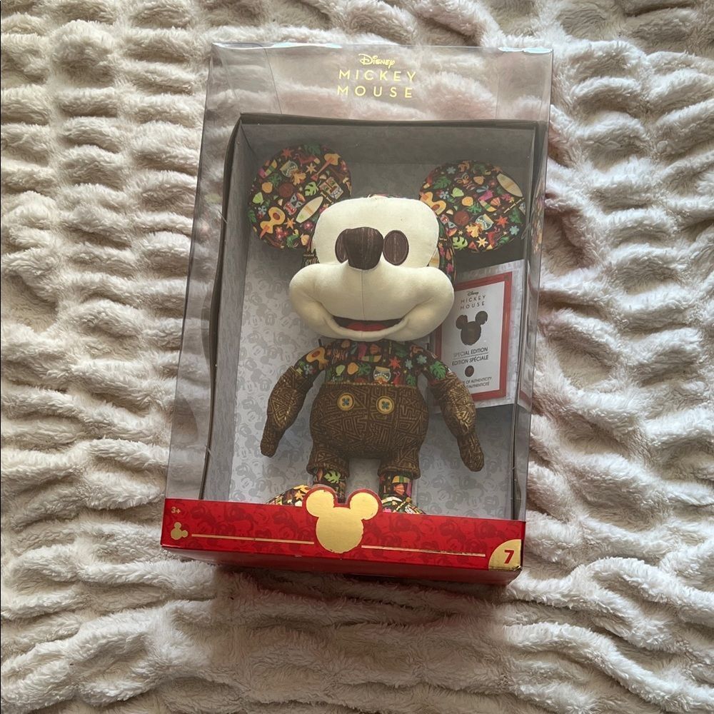 Disney Year of The Mouse Plush Tiki Mickey Mouse Plush July 07 Limited Edition